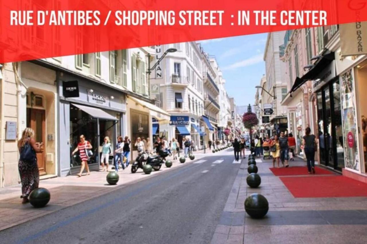 Cocoon Center - Rue D'Antibes - 200M Plage- Clim - Wifi - Unique Cannes Ngoại thất bức ảnh